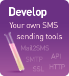 Web SMS sending tools
